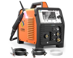 TIG Lasapparaat TIG200P AC DC - 200A Vermogen - Aluminium Roestvrij Staal Koolstofstaal IJzer - Intelligente Inverter - Professioneel Gereedschap