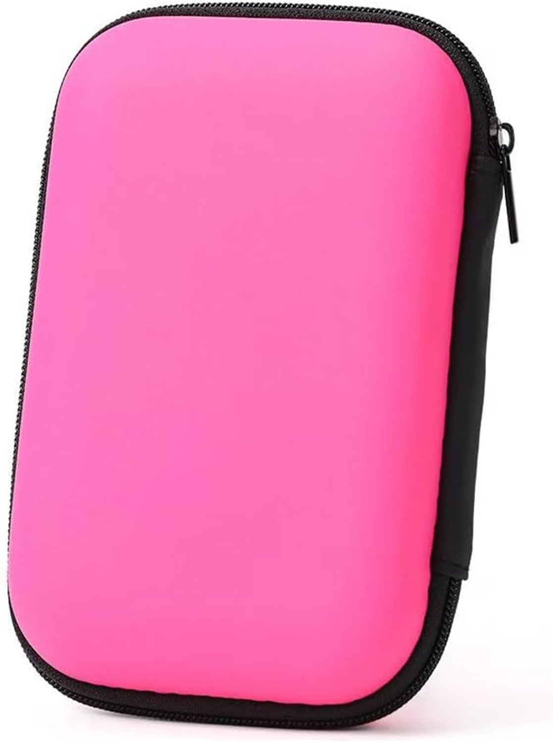 Harde schijf hoes 2,5 inch voor SDD HDD case, externe opslag, draagbaar, externe harde schijf, schokbestendig, beschermhoes voor elektronische accessoires, roze-rood