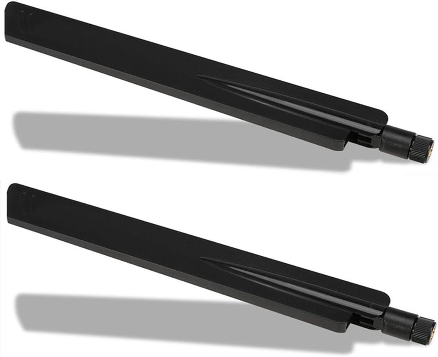2 stuks 2,4 GHz 5 GHz RP-SMA dual-band wifi-antennes voor desktop-pc PCI PCIe WiFi Bluetooth USB draadloze netwerkadapter kaart beveiligingsrouter IP-camera bewakingsmonitor