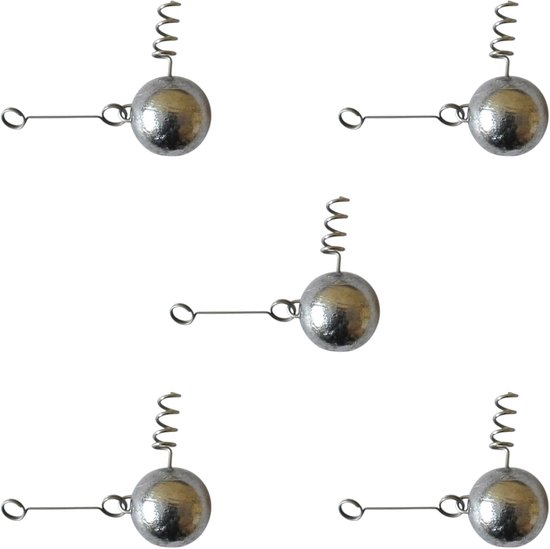 Jigkoppen Set 5x 24g Cheburashka Lood voor Kunstaas - Vissen — afbeelding 4