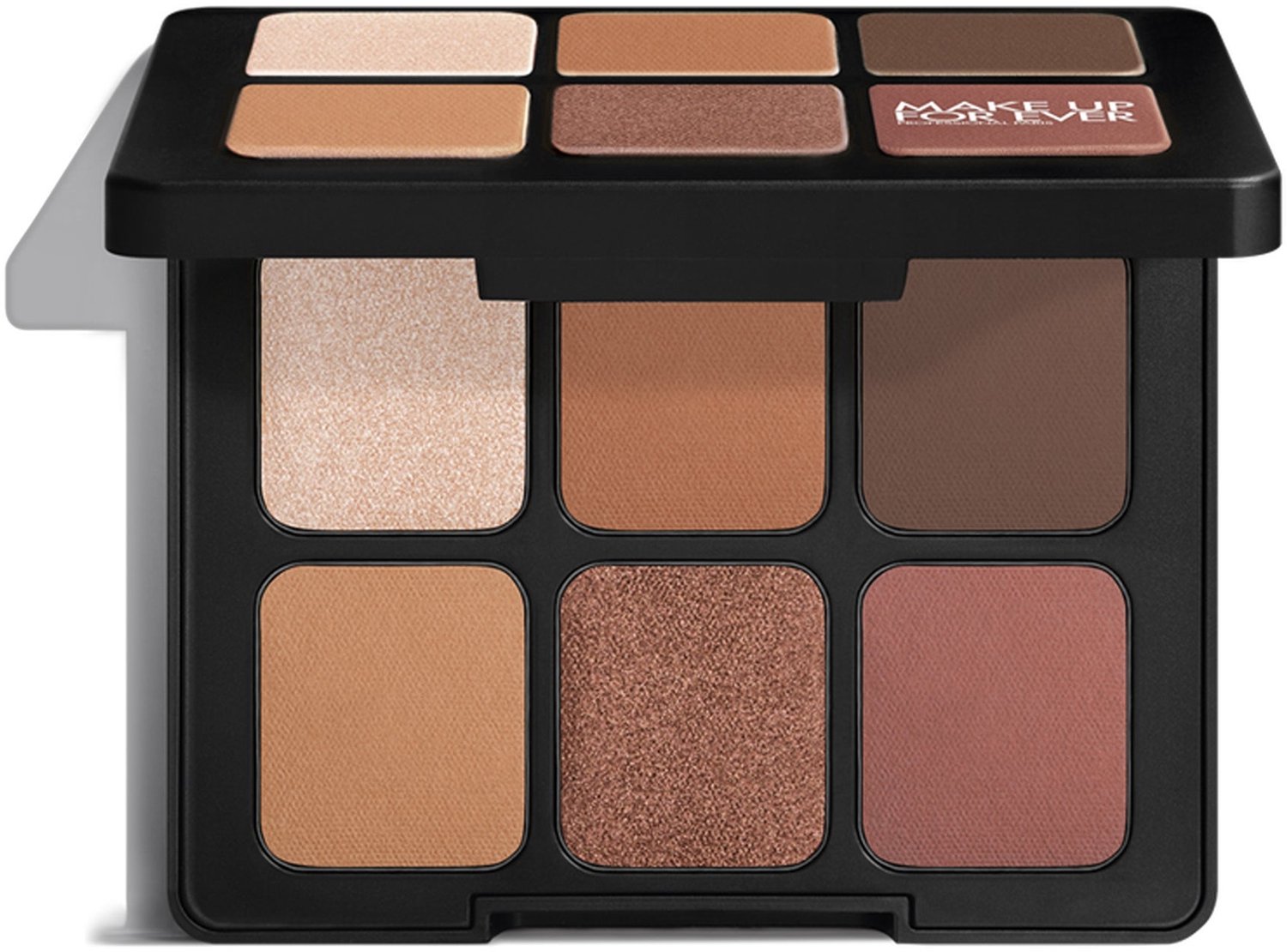 MAKE UP FOR EVER - Artist To Go Eyeshadow Palette - Mini oogschaduwpalet 6 g - 600 Anywhere Caffeine