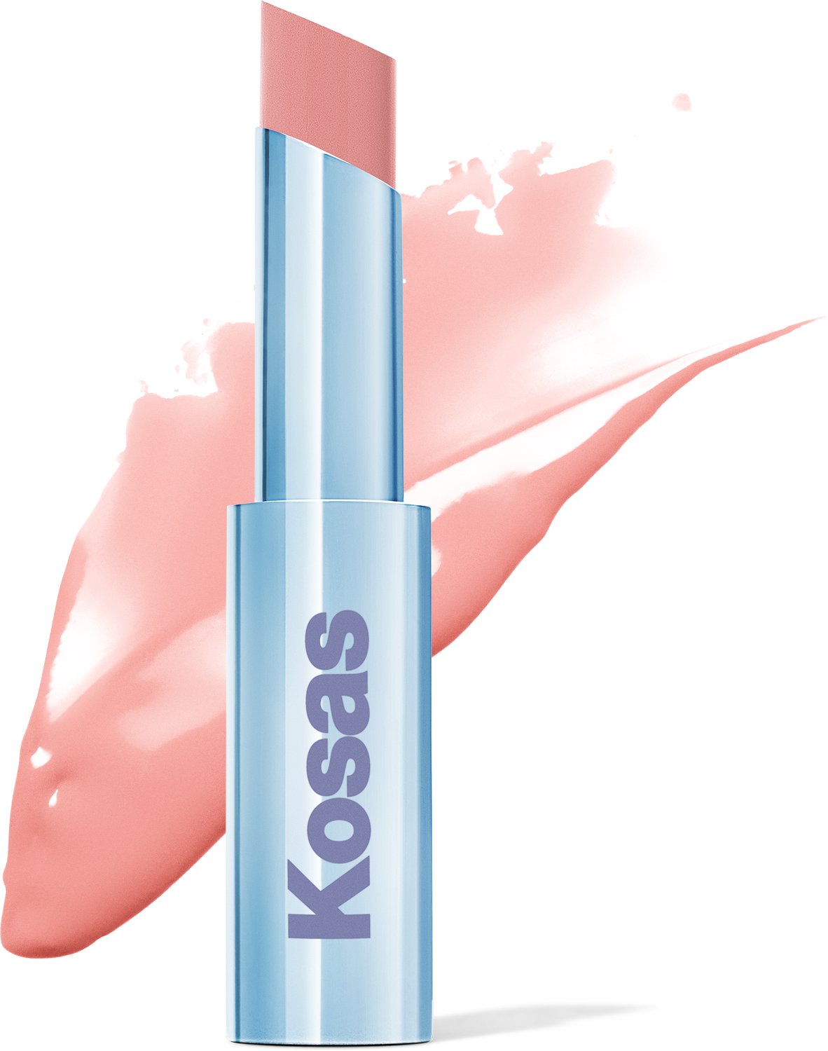 Kosas - Wet Stick Moisturizing Shiny Sheer Lipstick - Getinte lippenbalsem 3 g - Baby Rose
