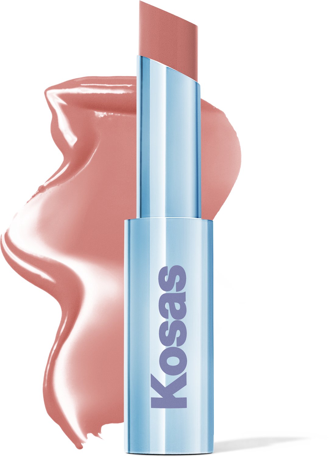 Kosas - Wet Stick Moisturizing Shiny Sheer Lipstick - Getinte lippenbalsem 3 g - Hot Beach