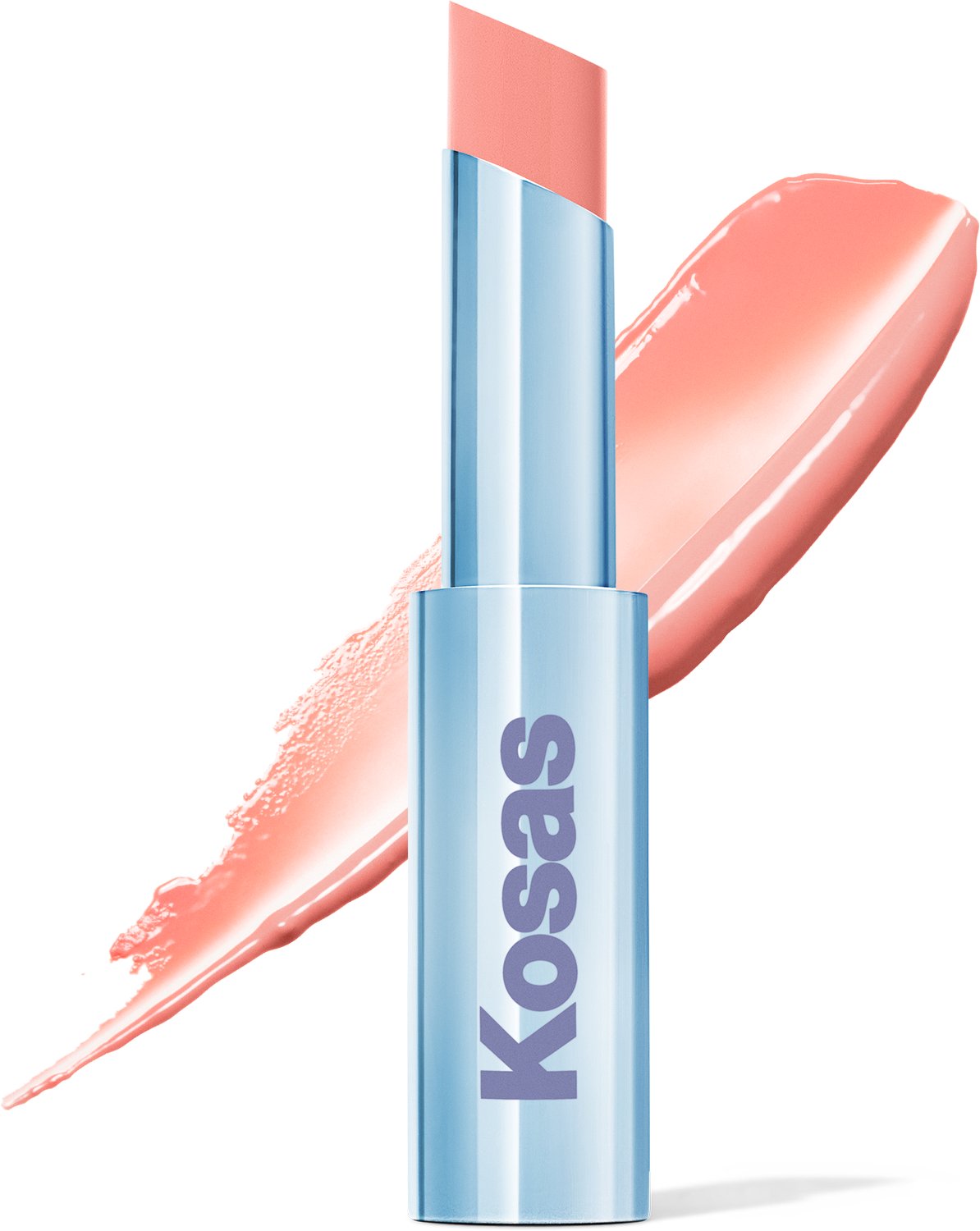 Kosas - Wet Stick Moisturizing Shiny Sheer Lipstick - Getinte lippenbalsem 3 g - Skinny Dip