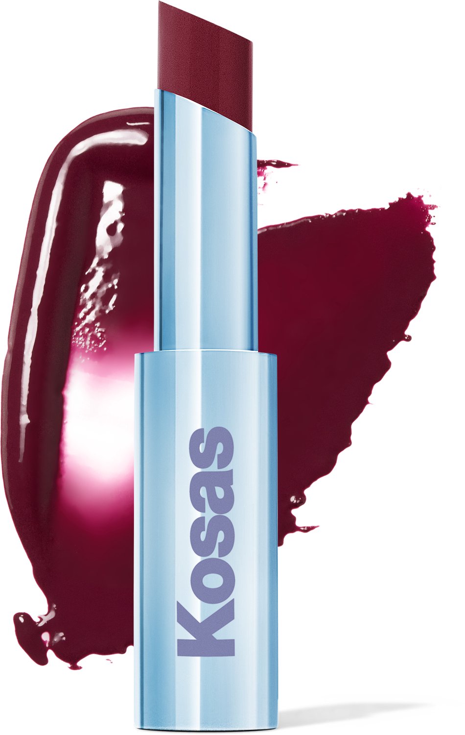 Kosas - Wet Stick Moisturizing Shiny Sheer Lipstick - Getinte lippenbalsem 3 g - Bikini Blaze