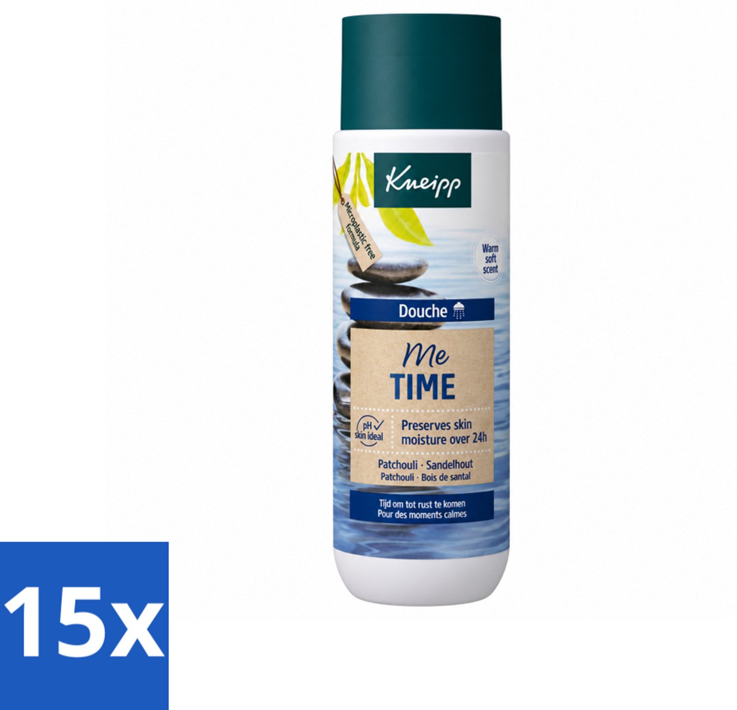 15 x Kneipp - Douchegel - Me-Time - 200 ml - Voordeelverpakking - 15 stuks