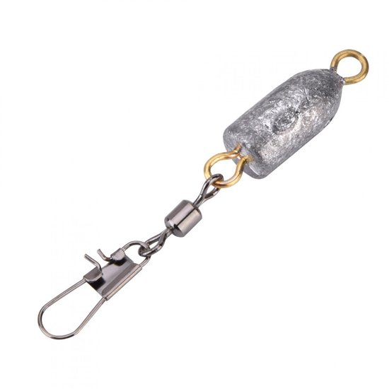 Vislood 10g 5 Stuks - Sinkers - Connector - Hoog slijtvast - Unieke vorm - Gemakkelijk te gebruiken — afbeelding 2