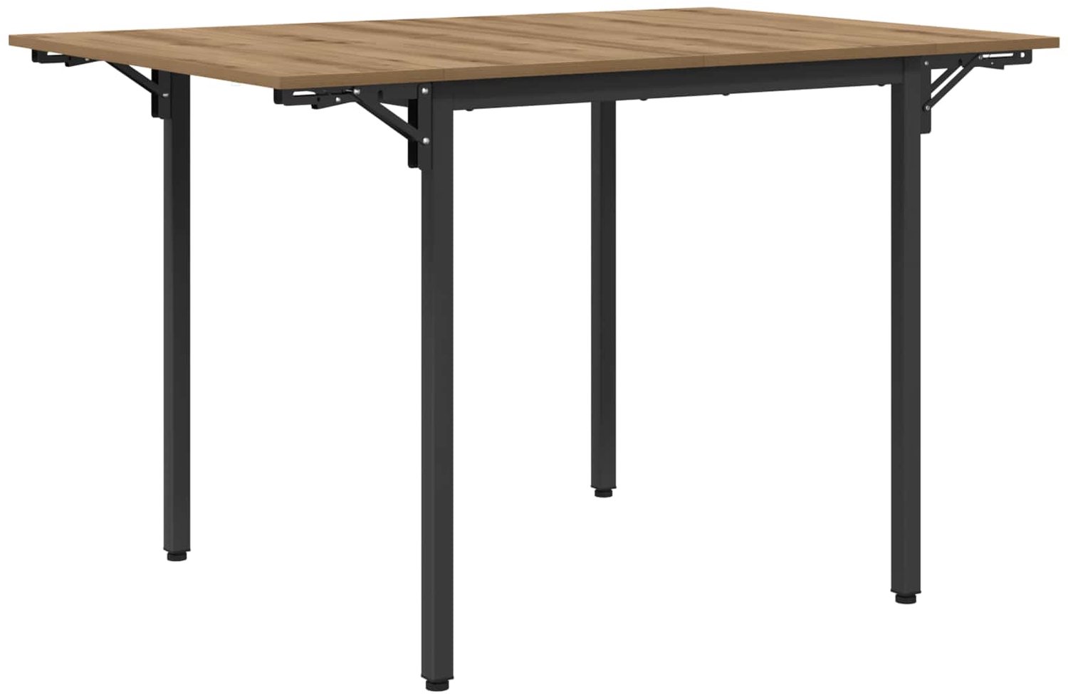 vidaXL Uitschuifbare - eettafel - 120 - x - 81,5 - x - 75 - cm - Bewerkt - hout