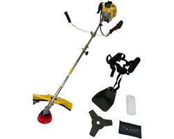 Grastrimmer thermisch - Krachtige bosmaaier - Maaien van onkruid - Tap and Go-systeem - 52 cm³ - Zwart