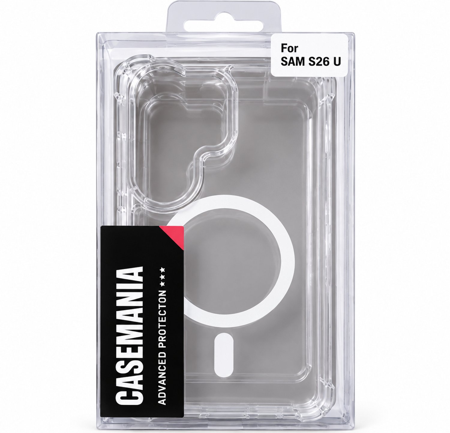 Casemania Hoesje voor Samsung Galaxy S26 Ultra - Transparant - MagSafe - Schokbestendig - Shockproof