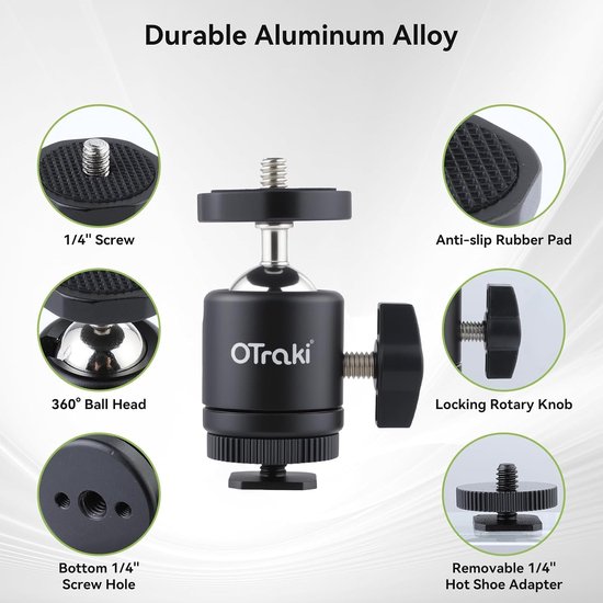 Set van 2 RVS 1/4 inch boorklemmen voor stevig bevestigen en ondersteunen van materialen — afbeelding 2