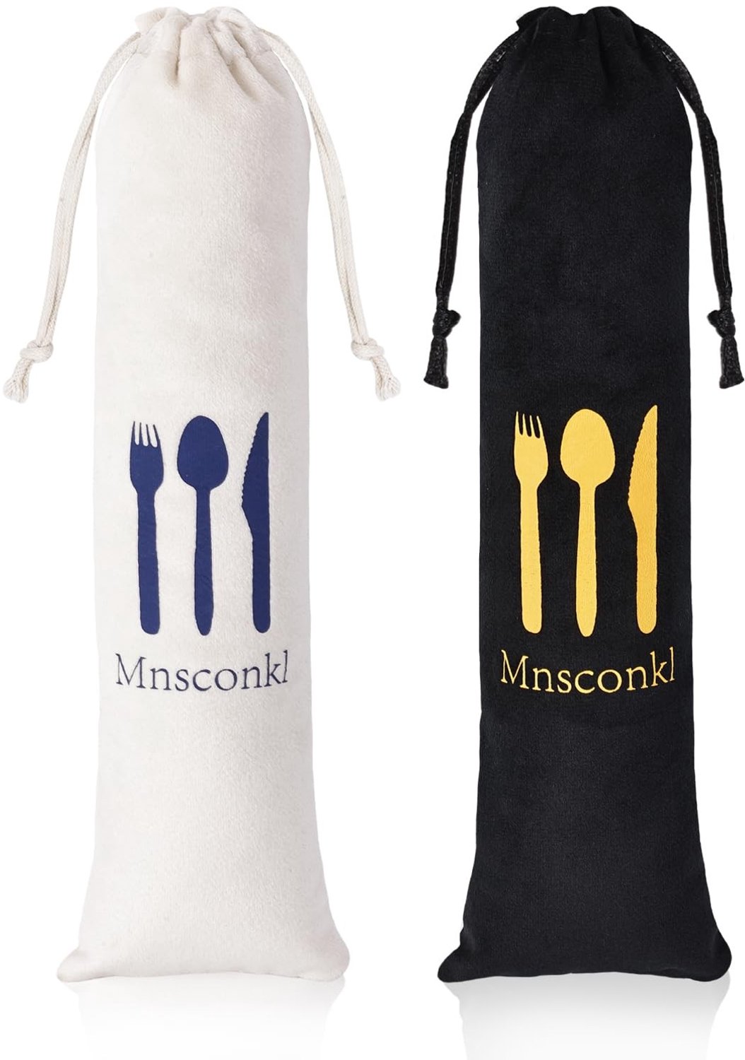 2 Stuks Velvet Bestekhouders voor Reizen