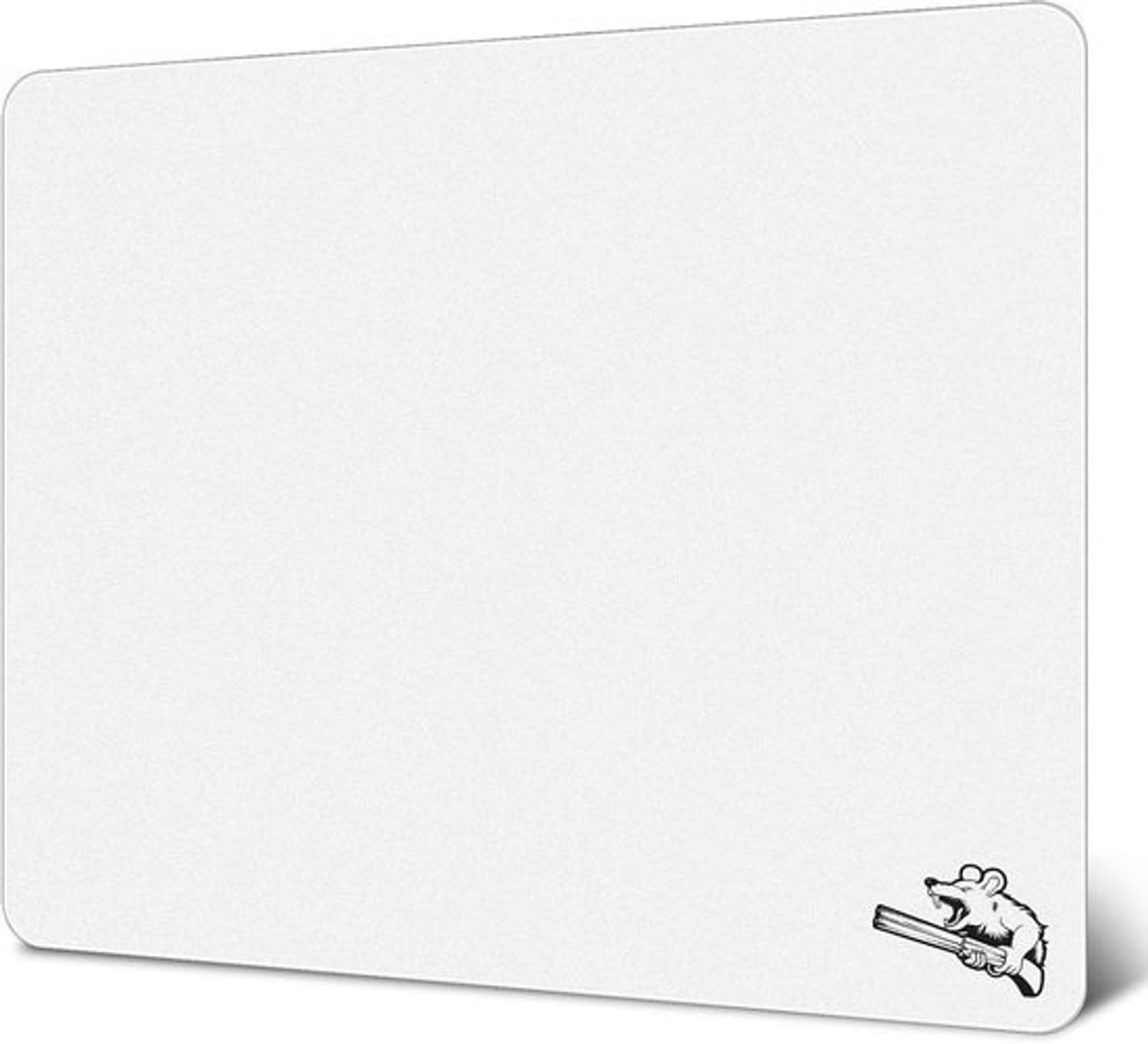 Gamingmuismat - Glazen oppervlak - Voor FPS-games - Extreem dun - 300x350mm - Wit