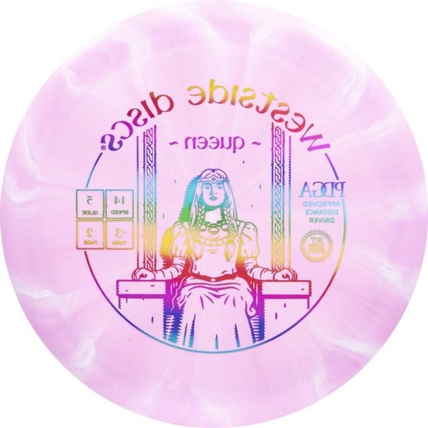 Disc golf driver - Frisbeeschijf voor golf - Maximale afstand - Makkelijk werpen - 170g Plus - Roze