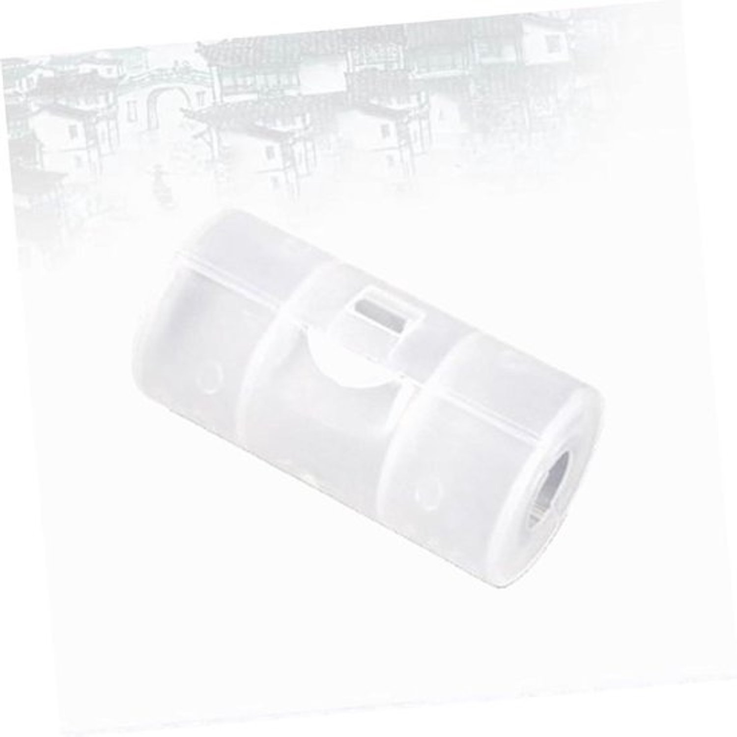 Batterijadapter - Omvormerhouder - Apparaten voeden - Compact ontwerp - 5 x 2.5 cm - Wit