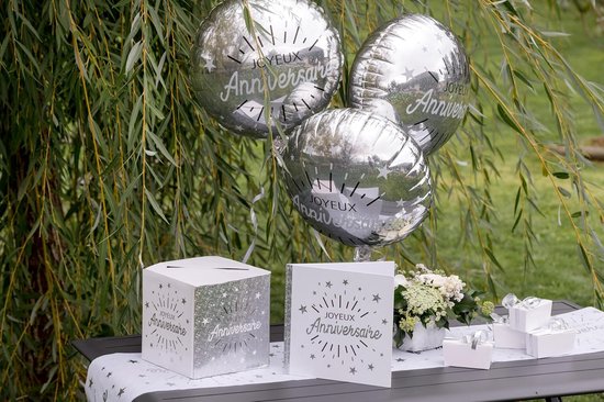 Bruiloft gastenboek, glinsterend, zwart/goud — afbeelding 3