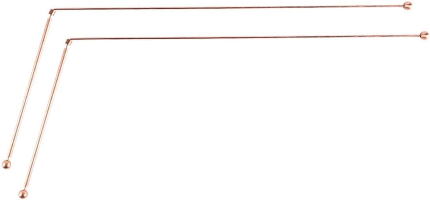 Dowsing Rods 2 stuks - 99.9% koper - voor het vinden van water en schatten - Vemera