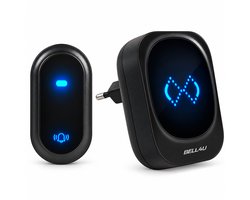 Bell4U Draadloze Deurbel – Plug & Play – Waterdicht – Bereik Tot 200 Meter - Batterij niet nodig