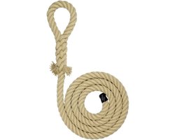 Stevig klimtouw met oog - Voor speeltuin en boomhut - 2,2 meter