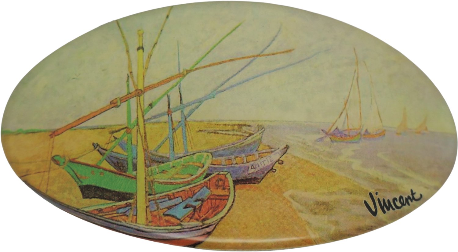 SOUV© - solide stevige duurzame Haarspeld - Haarklem - Haarclip - French barette - Patentspeld- Haaraccessoire - Beste kwaliteit - made in France speld - klemt zeer goed - glijdt niet uit -1 jaar garantie vincent van gogh