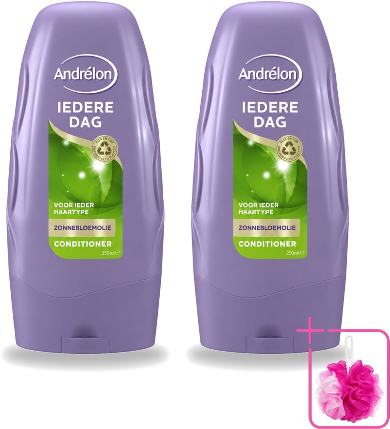 2 x Andrélon - Iedere Dag - Conditioner - Voor Dagelijks Gebruik - 250 ml - Bulkverpakking - Haarkleur - Douchemop - Haarverzorging