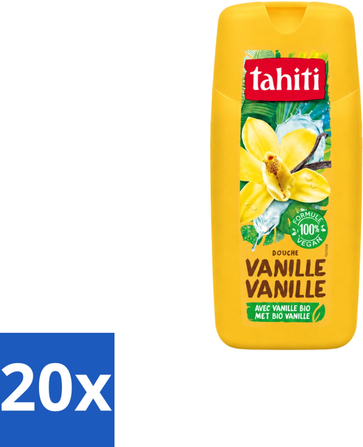 20 x Tahiti – Douchegel – Vanille - 300 ml - Voordeelverpakking - 20 stuks