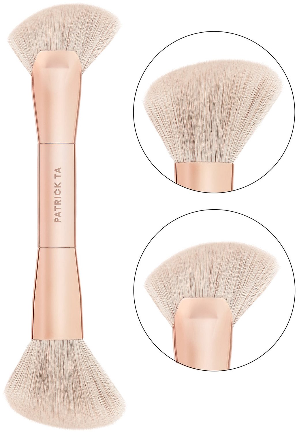 PATRICK TA - Dual-Ended Face Contour Brush - Dubbelzijdige Contourkwast