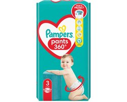25 x Pampers – Luierbroekjes – Pants Maat 3 – 56 Luiers - Bulkverpakking - Luiers voor baby - Douchemop - Luierbroekjes