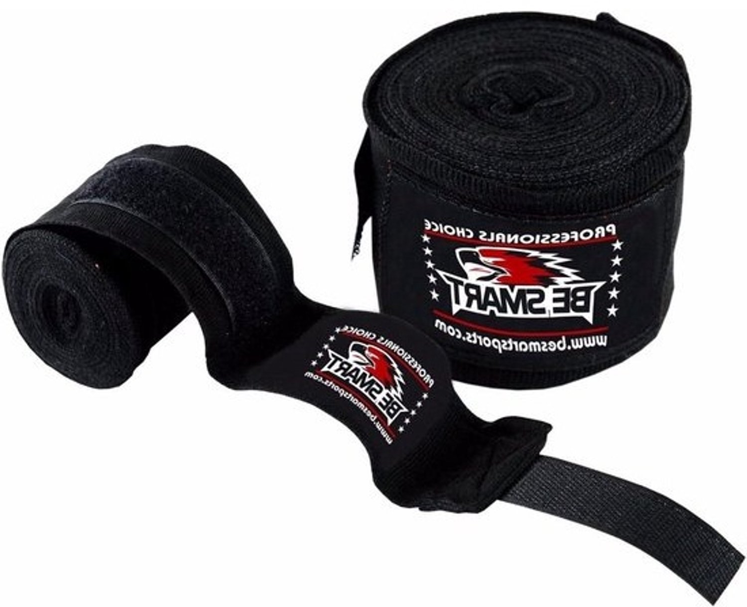 Handwraps voor Boksen - Binnenhandschoenen voor Vechtsport - Handbescherming - Extra duurzaam - 35 meter - Zwart