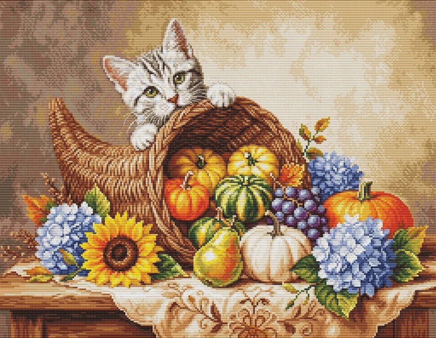 Borduurpakket Luca-S - Autumn Harvest - Herfst Oogst - BU5113