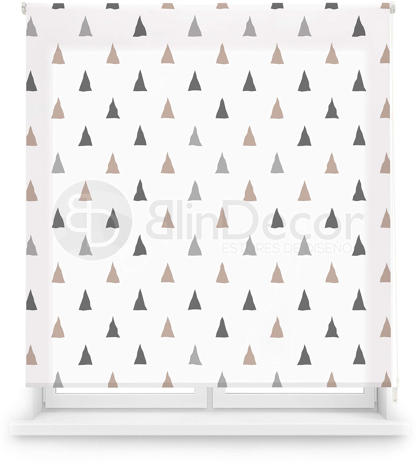 Transparant Rolgordijn met Digitale Print - 150 x 180 cm