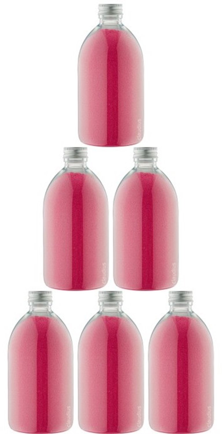 Claudius Scrubzout Fruity Melon 650 gram - Fles met aluminium dop - set van 6 stuks - Hydraterende Lichaamsscrub - Body Scrub