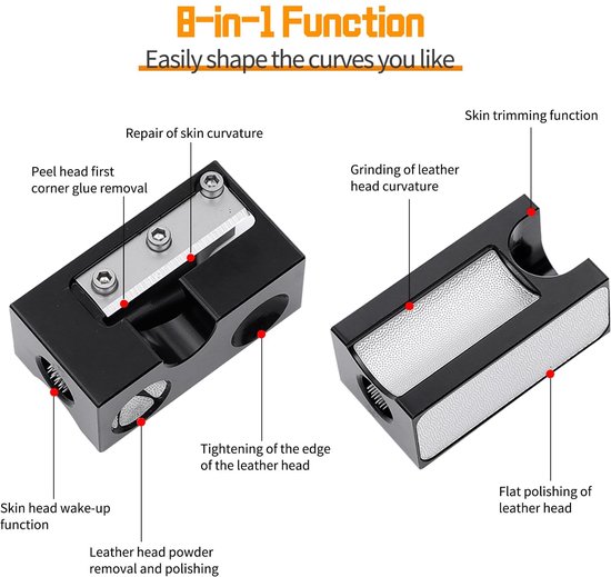 8 in 1 Multifunctionele Biljart Tip Tool — afbeelding 5