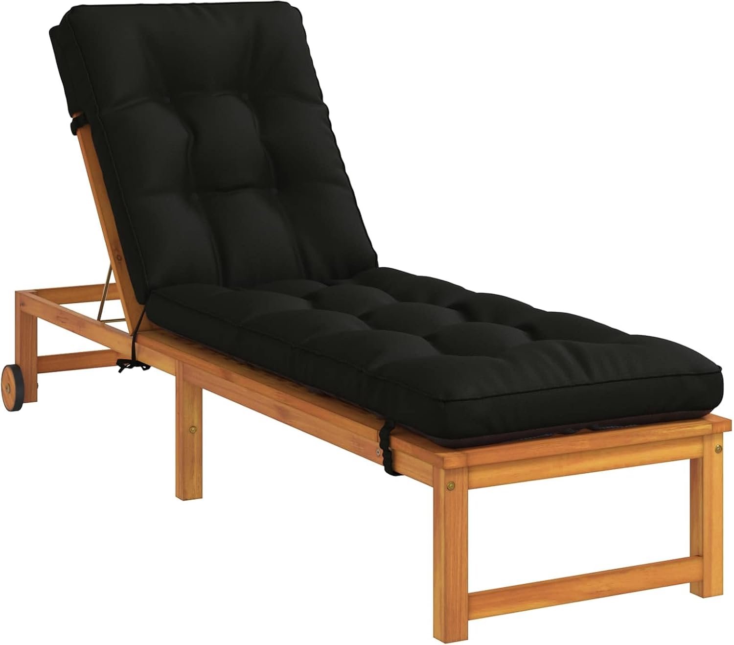Kussen VIANEN 100% polyester zwart UV-bescherming