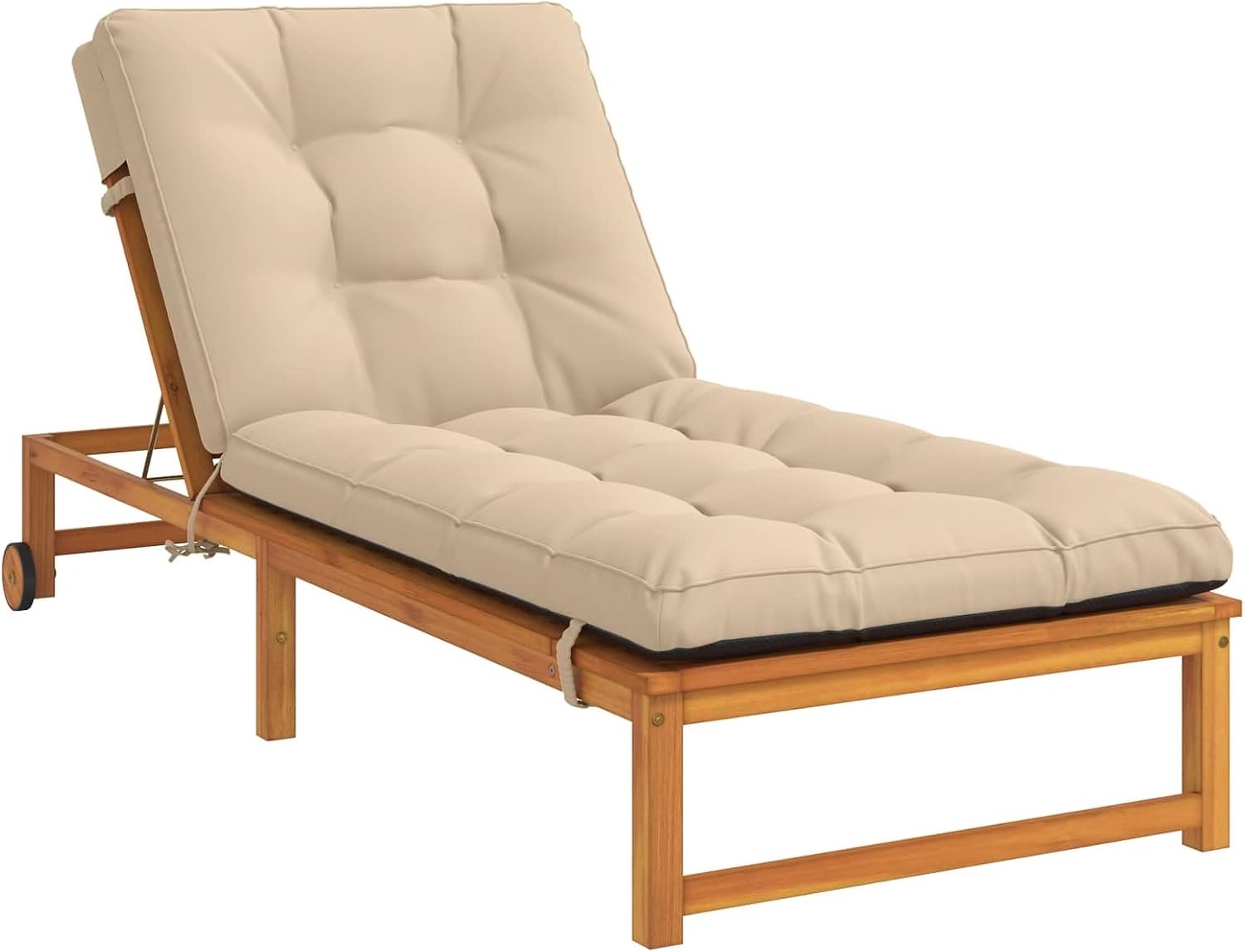 Kussen VIANEN 100% polyester crème 200 x 70 x 8 cm