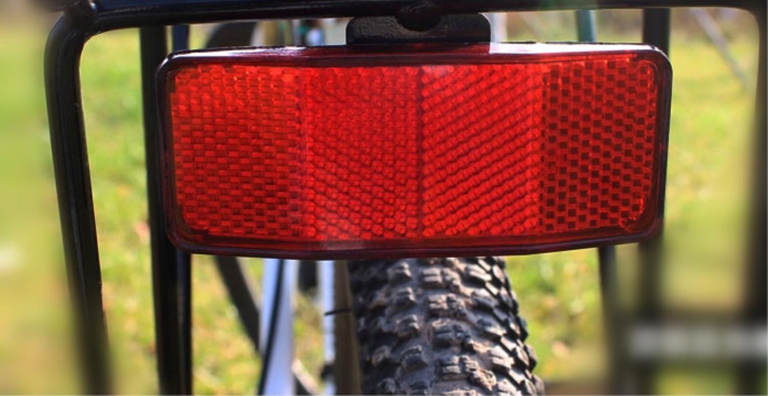 Veiligheidsreflector voor Fiets - Voor Voor- en Achterzijde, Pannier Racks en Frame, Hoogzichtbaar en Duurzaam