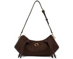 GUESS schoudertas Allegra Shoulder Bag Espresso donkerbruin