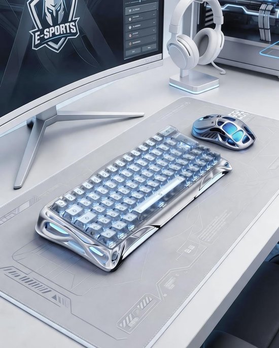 Gaming Toetsenbord met Hall Effect Technologie - QWERTZ Indeling, RGB Verlichting en Ergonomisch Ontwerp — afbeelding 5