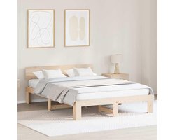 Grenenhout modern minimalistisch 140 x 200 cm naturel
