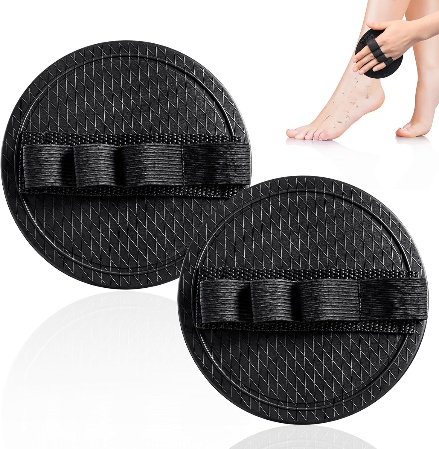 2 stuks peeling-badhandschoenen, herbruikbare rubberen peelinghandschoen