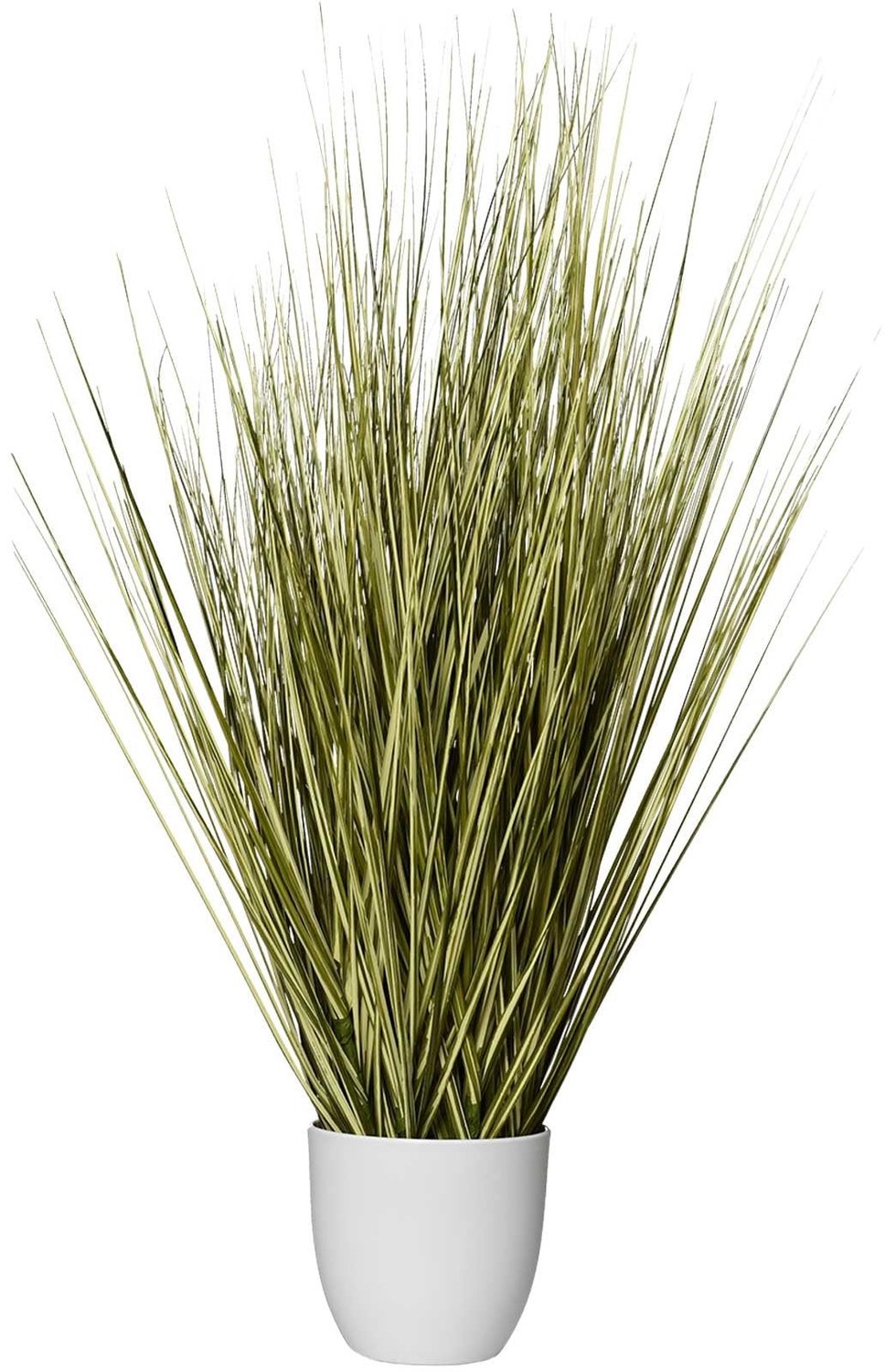 Kunstplant Zebragrass 80 cm in Witte Pot