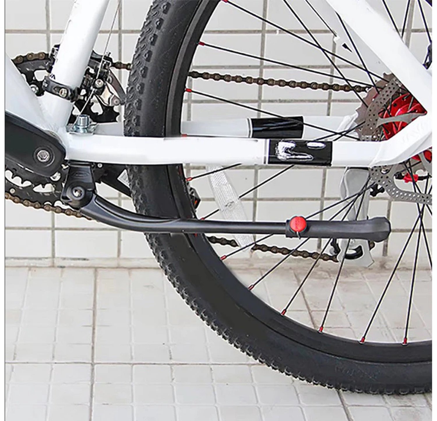 Han-Bar® Fietsstandaard - Universeel - verstelbaar - aluminium - zijstandaard