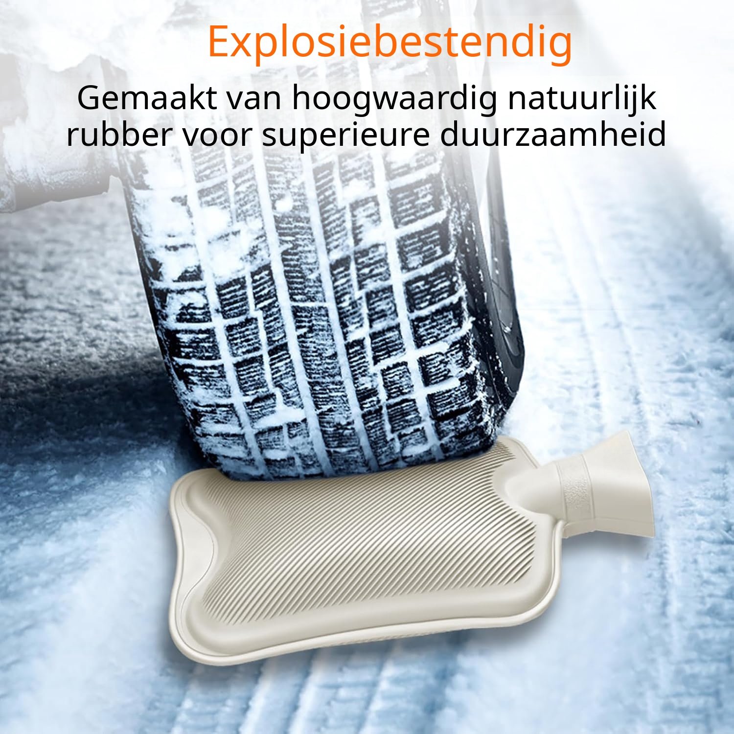 Warmara Warmtekruik - Warmtezak - Herbruikbare Warmtekruik - Grijs - 73cm x 13cm x 2cm – foto 4