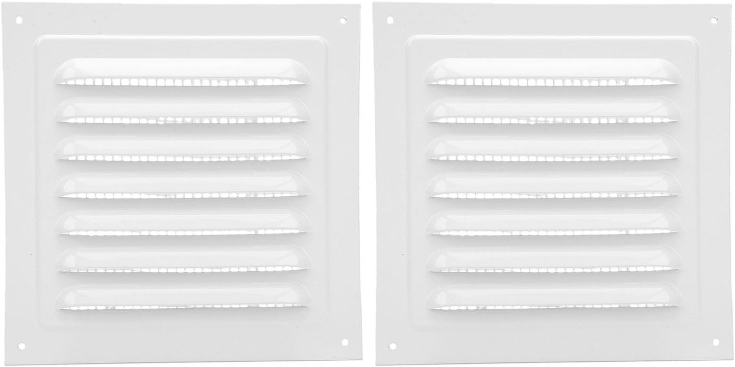Vierkante Ventilatierooster voor Wand en Plafond (Wit)