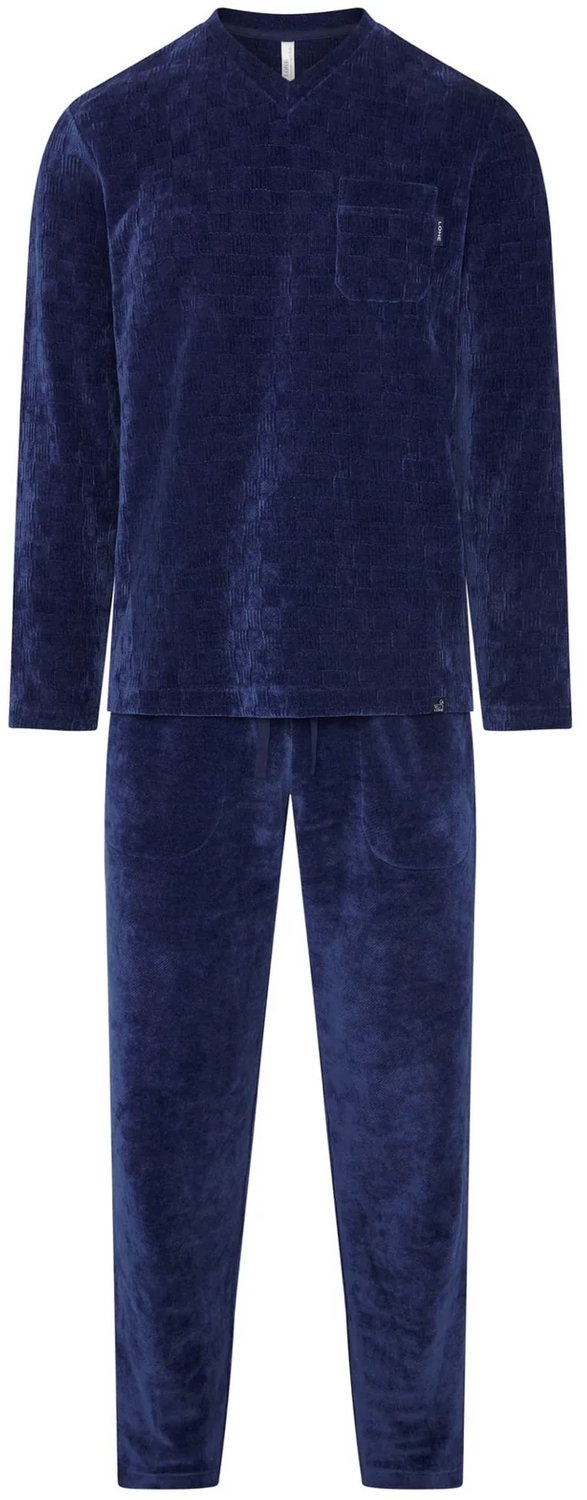 Lohe 2 delige heren pyjama maat M Azul