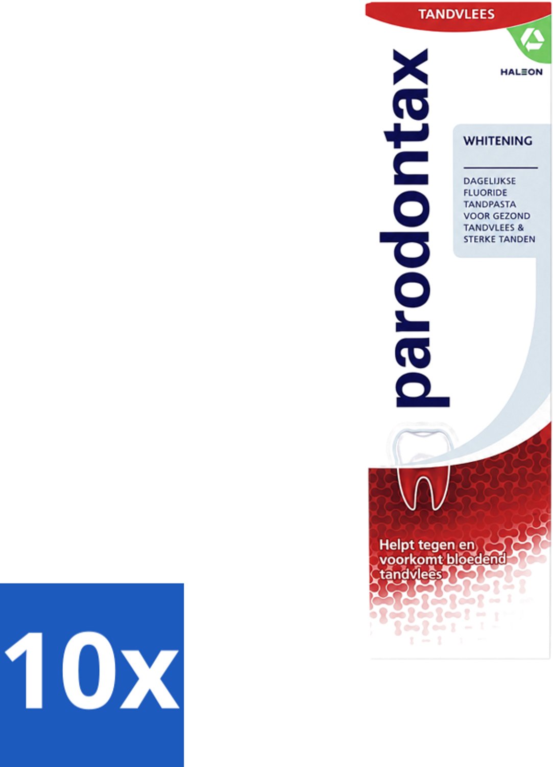 10 x Parodontax - Tandpasta - Whitening - 75ml - Voordeelverpakking - 10 stuks