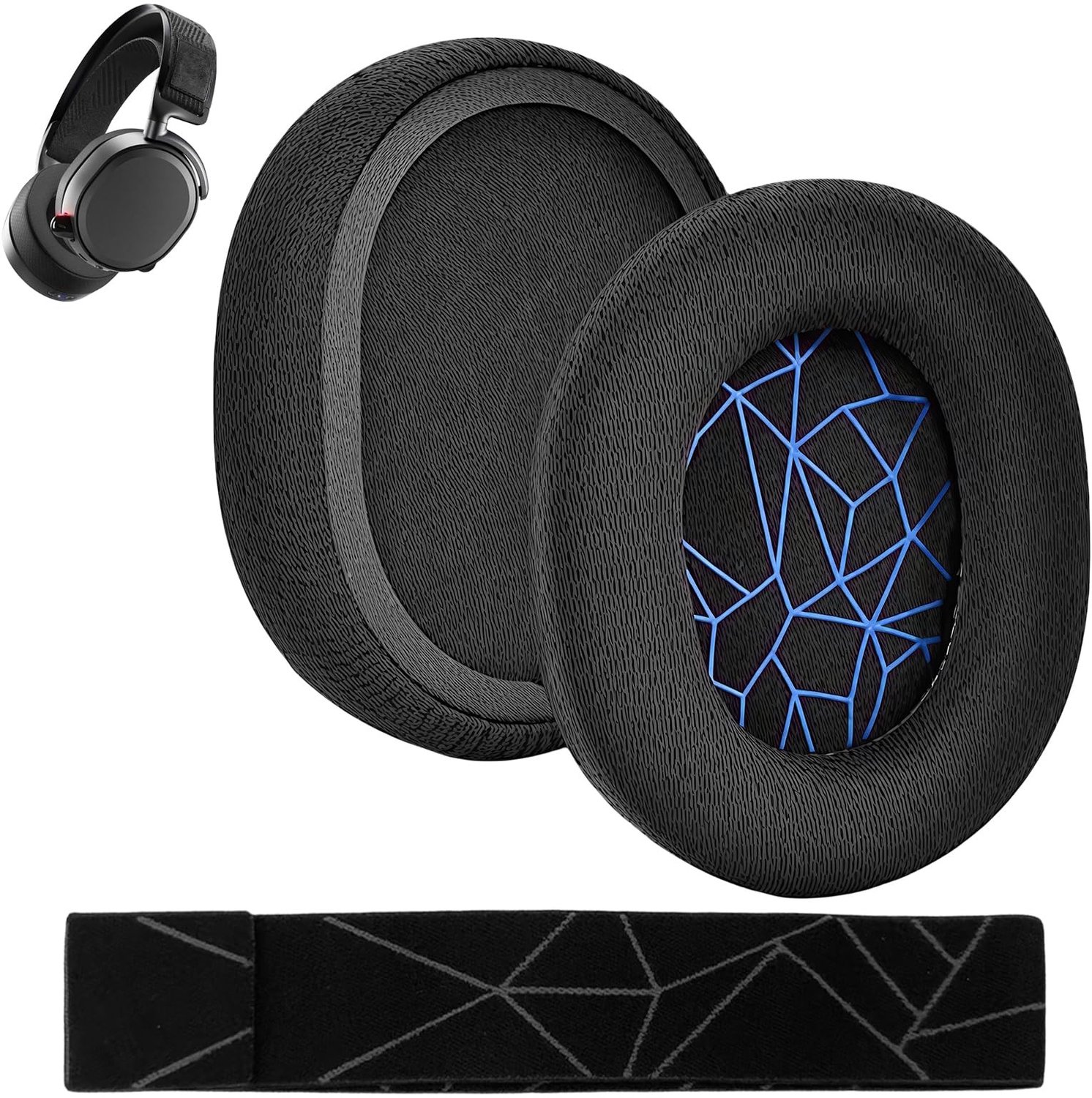 Vervangende Oorkussens en Hoofdband voor Gaming Headset