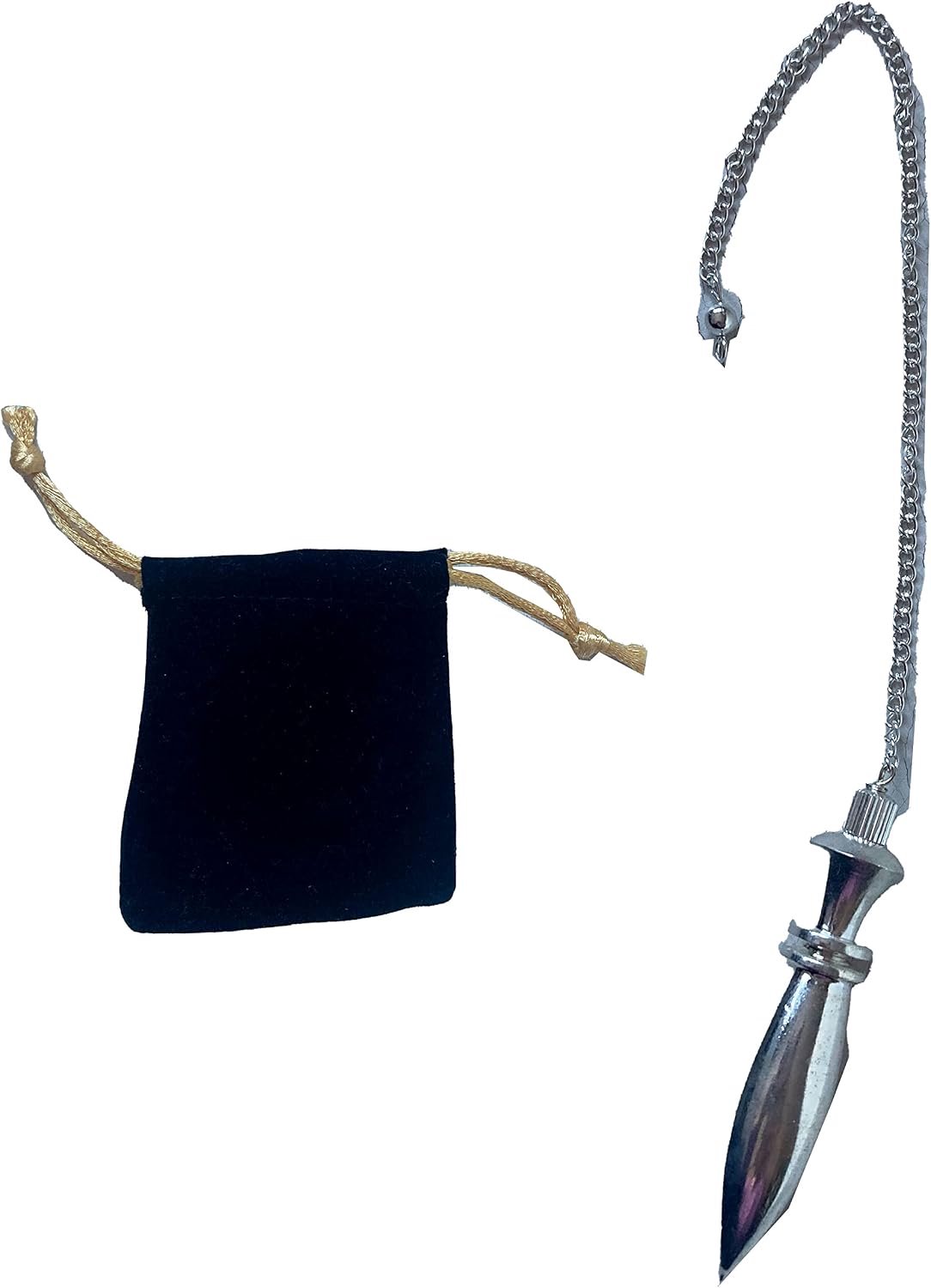 Pendulum - lichtgewicht - zilver plated - voor dowsing - Homevero