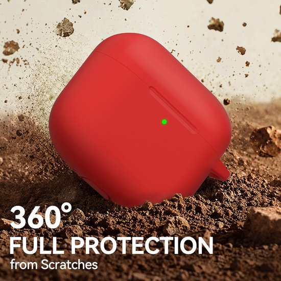 Siliconen Hoesje voor AirPods 5/4 (Rood) — afbeelding 4