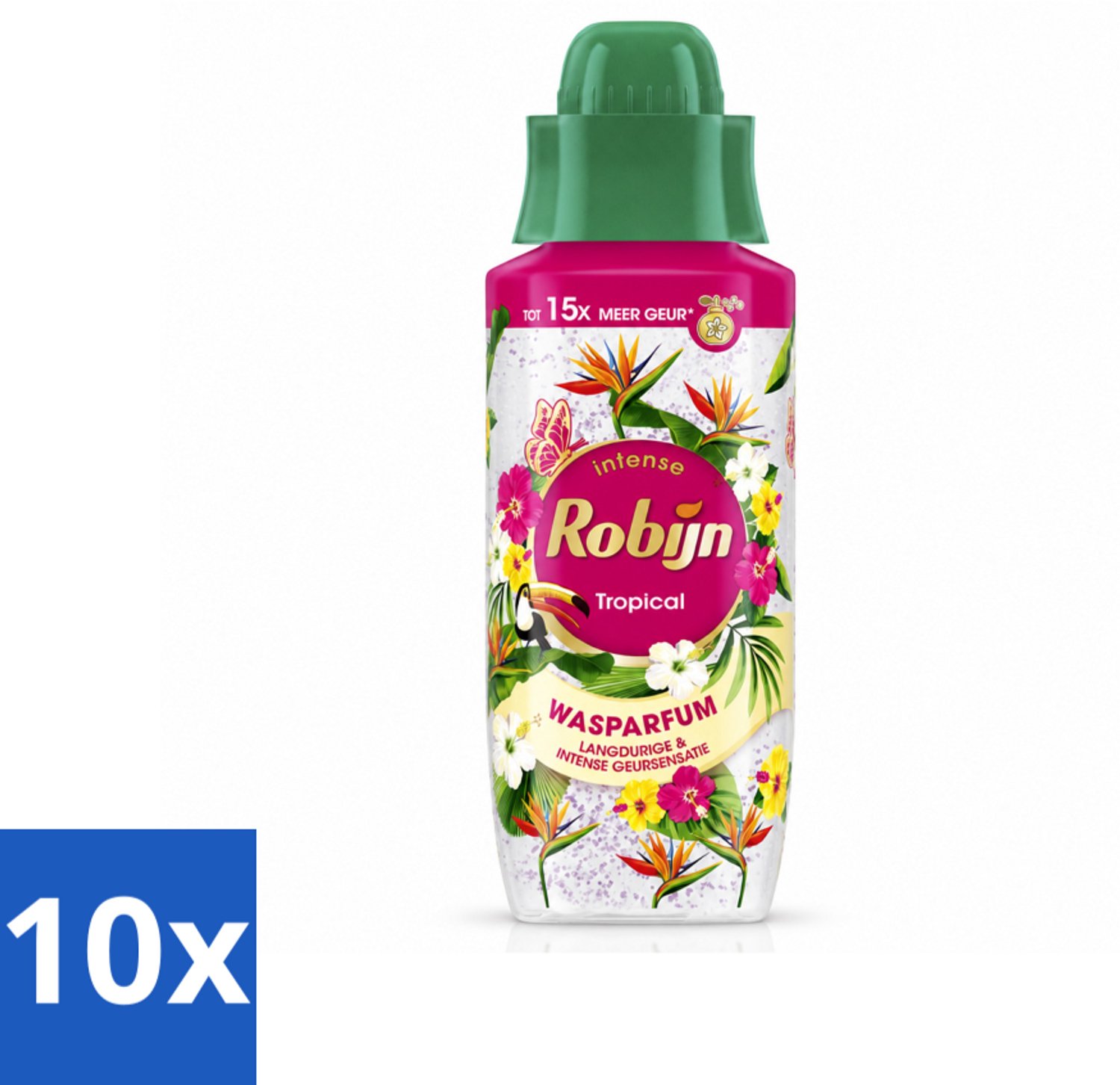 10 x Robijn – Wasparfum – Tropical – 342 ml - Voordeelverpakking - 10 stuks